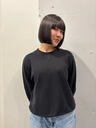 ショート カラー 熊取谷 茉那のヘアスタイル