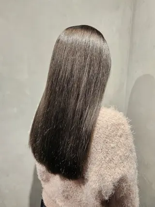 ロング Ayu🐾縮毛矯正/ ブリーチ無しカラーのヘアスタイル