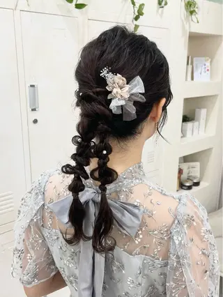 ヘアアレンジ 東梅田エリアカラー ヘアセットNo. 1のヘアスタイル