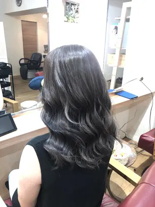 セミロング カラー ish by fan .代表✂️木谷宏夢のヘアスタイル
