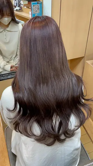 ロング カラー 韓国ヘア 🤍中西麻友🤍のヘアスタイル