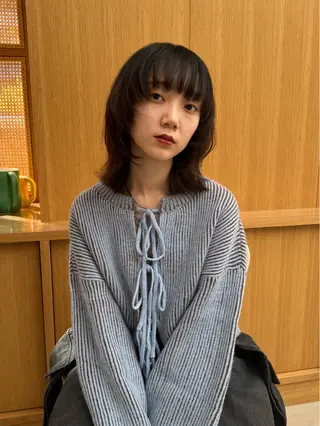 ミディアム レイヤー/大人ボブ 渡邉【日吉美容室】のヘアスタイル