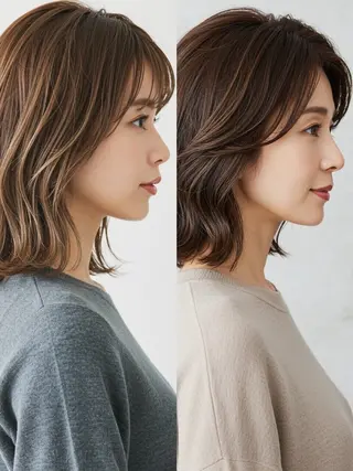 ショート ルプラボウ/豊川/ レイヤー/サクラのヘアスタイル