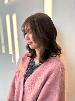 ミディアム カラー 名古屋カラー/ ななほ🌷⋆⭒˚のヘアスタイル