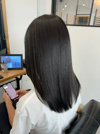 ロング カラー 鹿子島 昇彦のヘアスタイル
