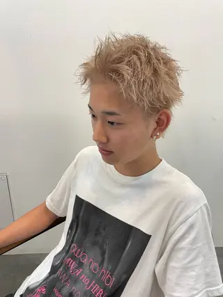 ショート カラー ヘアアレンジ メンズ 🔥メンズ特化🔥 木村 祐太のヘアスタイル