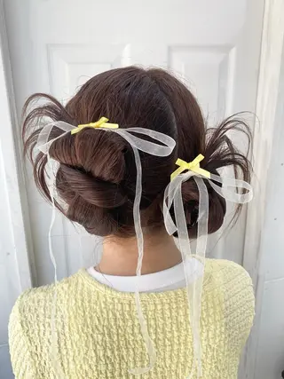 ヘアアレンジ uros.所属・uros.中目黒 moekaのヘアスタイル