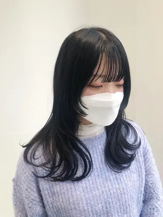 ロング カラー 髪質改善/顔まわり 石原のヘアスタイル