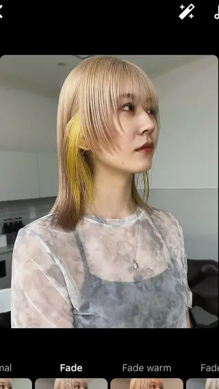 ミディアム カラー レイヤー専門家 ダブルカラー修のヘアスタイル