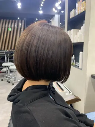ショート カラー ヘアアレンジ 個室で似合わせ好印象 🧡外山弥千代のヘアスタイル