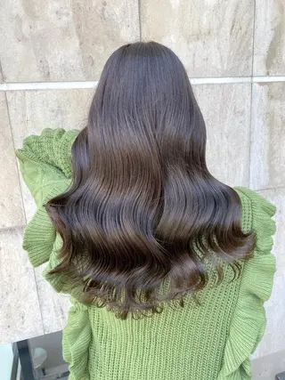 ロング カラー ブリーチなし✨艶髪 カラー𓃲YAGIのヘアスタイル