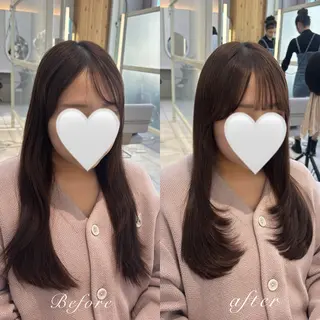 セミロング 鈴木 彩莉のヘアスタイル