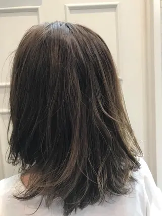 ミディアム カラー 🫟Blanco🫟 Color&Careのヘアスタイル