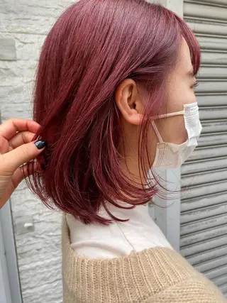 ミディアム ari/ヘアセット レイヤーカット✂︎のヘアスタイル