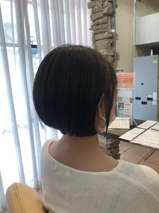 ショート 地毛風ストレート ⚡️下ノ村柊斗⚡️のヘアスタイル