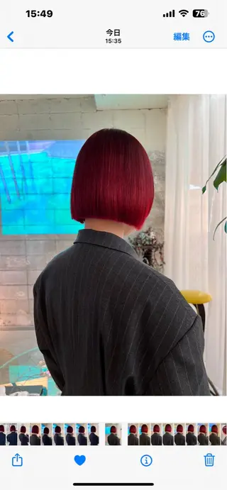 ショート カラー 圧倒的デザイン力 店長🎨RENAのヘアスタイル