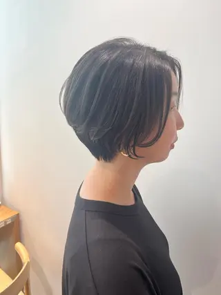 ショート マンツーマン 縮毛矯正/マユコのヘアスタイル