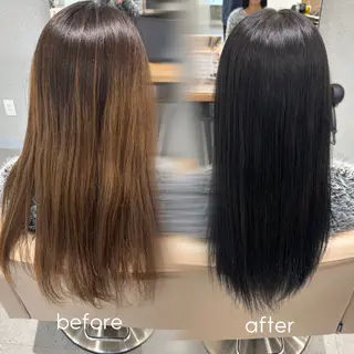 カラー 彦坂 優月のヘアスタイル