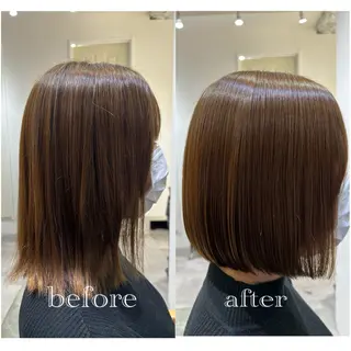 ショート ✨似合わせボブ✨ 縮毛矯正のヘアスタイル