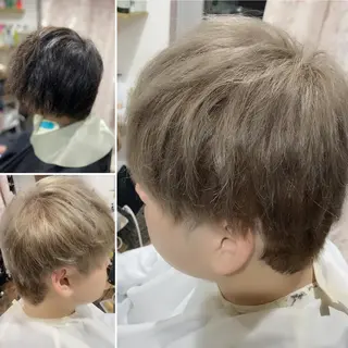 ショート カラー メンズ くせ改善師 髪質改善師ゴトウのヘアスタイル