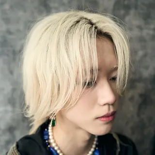 カラー メンズ 【メンズ特化⚡️】 曲がる矯正/千原涼麻のヘアスタイル