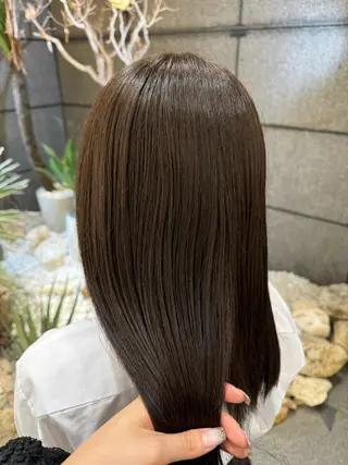 セミロング カラー 学生人気no.1 🦋ナツミのヘアスタイル