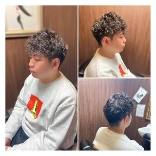 ショート パーマ メンズ BARBER CLASSICSのヘアスタイル