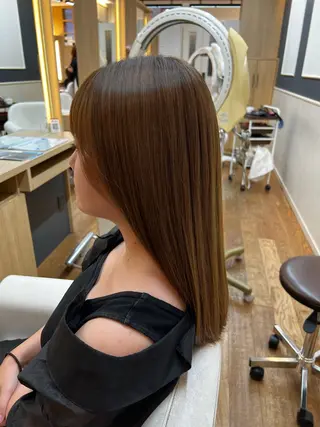 セミロング カラー ✂︎HITOMI✂︎ 副店長のヘアスタイル