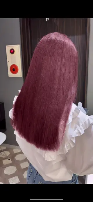 ロング カラー Sakura/ ハイトーン🫧のヘアスタイル