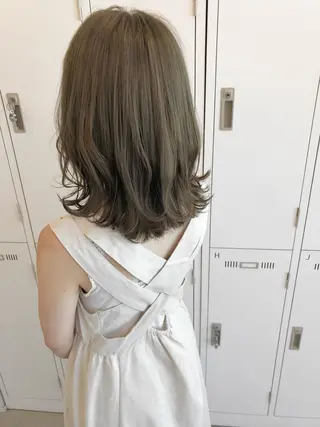 ミディアム カラー Saori / さおりのヘアスタイル
