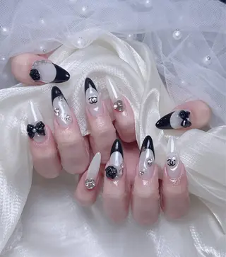 ネイル 🎀も ものネイルデザイン
