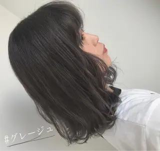 ミディアム カット講師 久保匠のヘアスタイル