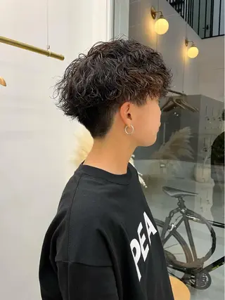 パーマ メンズ 網谷 萌夏のヘアスタイル
