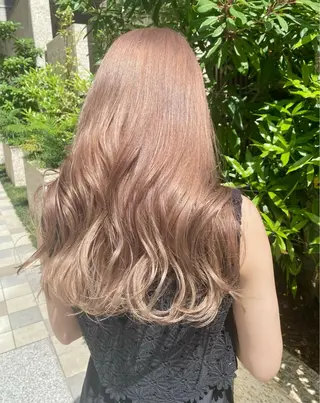 ロング カラー ハイトーン/デザイン hirokiのヘアスタイル
