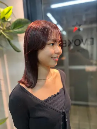 ミディアム 山中 欧輔のヘアスタイル