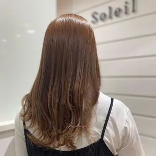 セミロング 西能 心音のヘアスタイル
