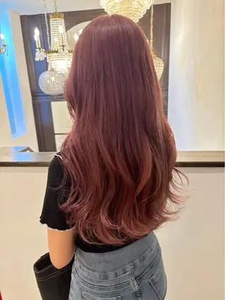 ロング カラー 艶カラー/メンズ パーマ/いくののヘアスタイル