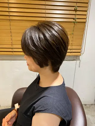 ミディアム 長濱 俊のヘアスタイル