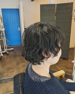 ショート パーマ マルキーズ Sacoのヘアスタイル