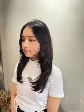 セミロング 山下 悠月のヘアスタイル