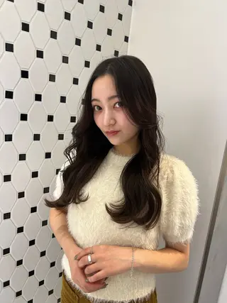 ロング カラー 顔周り/透明感/銀座 🩵rinoのヘアスタイル
