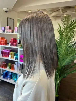 ミディアム カラー 🌿‬ ܸAir 透明感🌱西村知佳のヘアスタイル