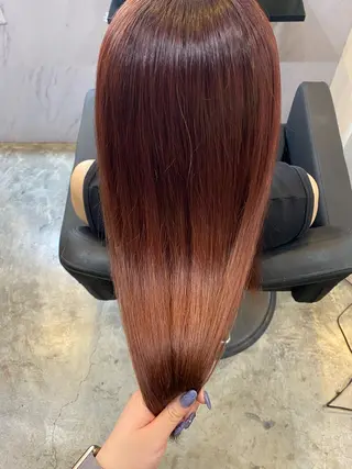 ロング カラー ブリーチカラーと、髪 質改善。HARUKAのヘアスタイル