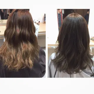 ミディアム セミロング カラー ショート特化⭐️浅田 大輝Orangeのヘアスタイル