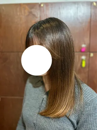 ロング 💜ひな💜縮毛矯正 /透明感/韓国ヘアのヘアスタイル