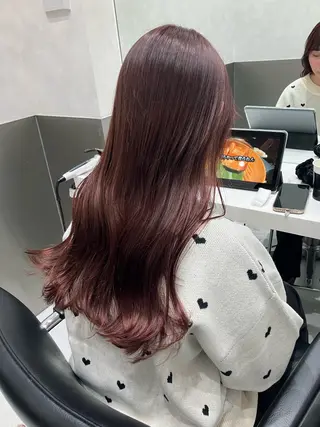 ロング カラー 💖ブリーチなし透明 感💖ASAHIのヘアスタイル