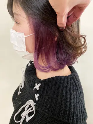カラー SALOWIN栄 高須大貴のヘアスタイル