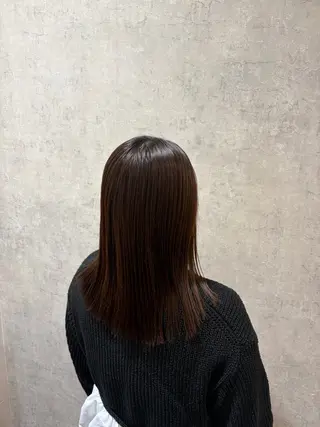 ロング 艶髪/透明感カラー 下山 萌華のヘアスタイル