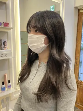 ロング 吉村 憂々のヘアスタイル