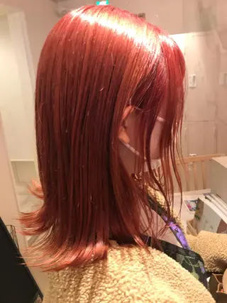 ミディアム カラー yah iroのヘアスタイル